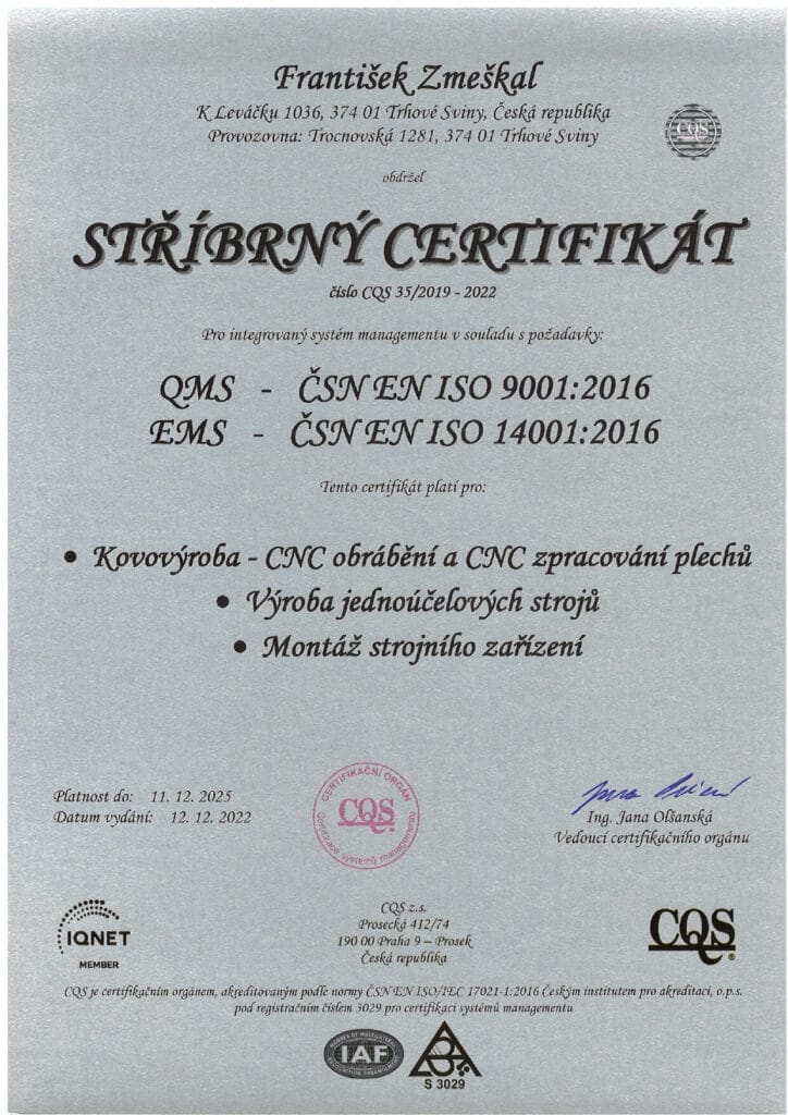 0029 250130112251 001 pages to jpg 0001 1 | Zámečnictví Zmeškal - Zámečnické práce a CNC obrábění